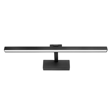 KINKIET ŁAZIENKOWY PROSTY 9W 40CM CZARNY 4000K - DomenoLED