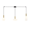 LINE 3XE27 METALGLASS SANDY BLACK GOLD MATT (22151 Zambelis) - Zambelis