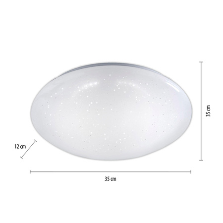 SKYLER LAMPA SUFITOWA BIAŁY (14231-16) - Paul Neuhaus