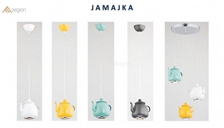 lampa wisząca 1 pł. JAMAJKA biały 1 x GU10: 5W(LED) lub max 50W ARGON 3650 - żyrandol