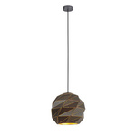 Lampa Wisząca Palermo (PND-2424-1L-GR+GD) - Italux