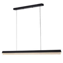 Czarna lampa wisząca z połyskiem kryształu ANABELLA LED 120 cm (ST-8501 black) - Step into Design