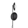SLATE BLACK GLASS LAMPA PODŁOGOWA 2XG9 (16136) - TK Lighting