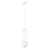 Pojedyncza lampa wisząca przy łóżku BRINA 1 biała (SL.1331) - Sollux Lighting