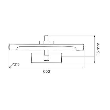 Kinkiet VINCI 15W 60cm (ML2034) - Milagro