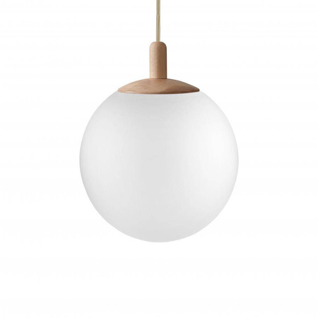 Lampa wisząca ALUR WOOD S kolor Drewno (11146119) - KASPA