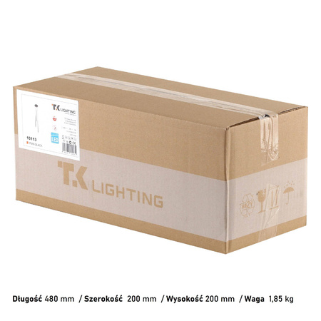 Lampa wisząca PIANO BLACK 3 (10113) - TK Lighting