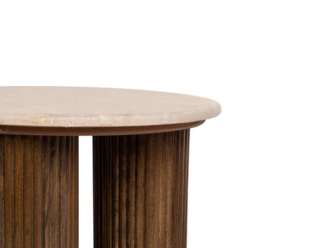 MaMaison stolik RAGNO marmur / drewno (MM001501100333) - MaMaison
