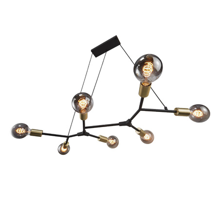 Lampa wisząca JOSEFINE Nordlux E27 7x60W Metal Czarny