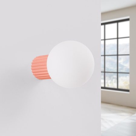 Kinkiet HALO brzoskwiniowy IP44 (SL.1752) - Sollux Lighting