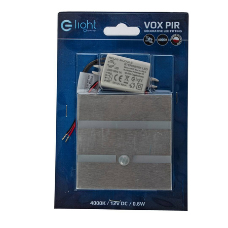 VOX Barwa Neutralna 4000K 12V z czujnikiem ruchu (EKS1510) - Eko-Light