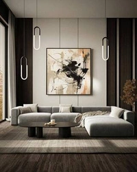 Nowoczesna lampa wisząca do salonu PUZO S czarna  (MSE1501100419) - Moosee