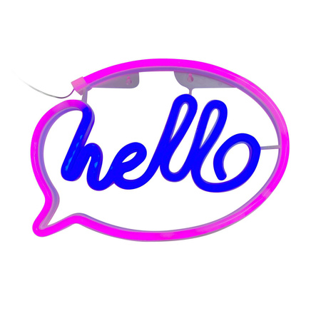 Neon ścienny HELLO LED (FM-NL41) - Zuma Line