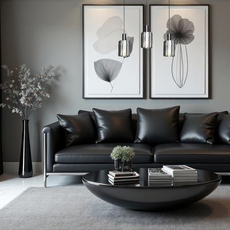 Potrójna lampa wisząca Arcadia Black 3xE27 (ML1819) - Milagro