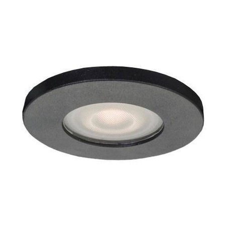 Oczko Lagos podtynkowe okrągłe nieruchome czarne IP65 ( LP-440/1RS BK) - Light Prestige