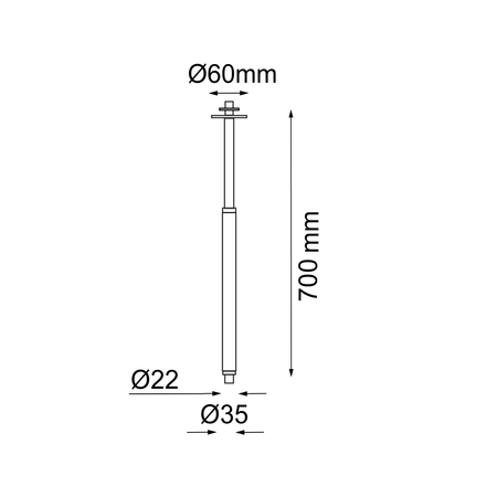 ASTAKO T - lampa podtynkowa - patyna mat - 3000K (3058) - ANTIGO