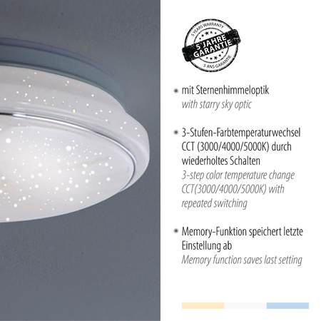 JUPITER LAMPA SUFITOWA (14362-16) - Paul Neuhaus