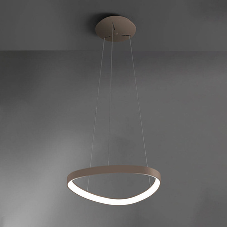 Lampa Wisząca LIFERING Kol. Beżowy, Ø 61 cm (0083.30.SA DIM WN) - Vivida