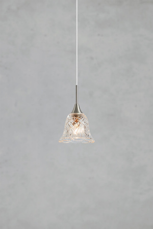 LUNA Pendant 1L Clear/Satin Nickel (109012) Markslojd