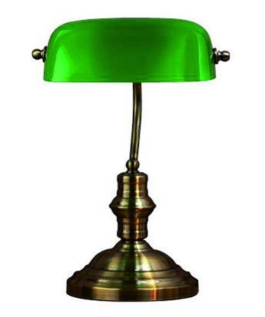 BANKERS Stołowa 42cm 1L Patyna/Zielony