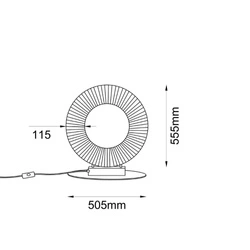 NEXO G - lampa na komodę - Biała - 4000K (2039) - ANTIGO