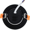 Ruchome oczko podtynkowe Plus czarne LED CCT (LP-1506/1RS BK) - Light Prestige