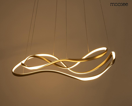 MOOSEE lampa wisząca WAVES 2 złota (MSE1501100591) - Moosee