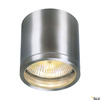ROX CEILING OUT, QPAR11, lampa sufitowa outdoor, szczotkowane aluminium, maks. 50W,IP44 (1000332) - SLV