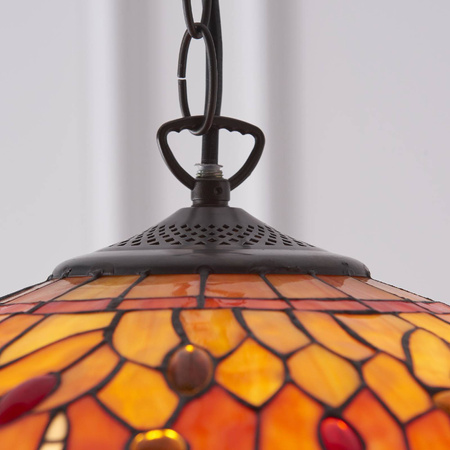 Lampa Wisząca Dragonfly flame (64081) Tiffany