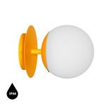 PLAAT C melonowa lampa ścienna / kinkiet z podwyższoną szczelnością IP44 (PLC150S0) - Ummo