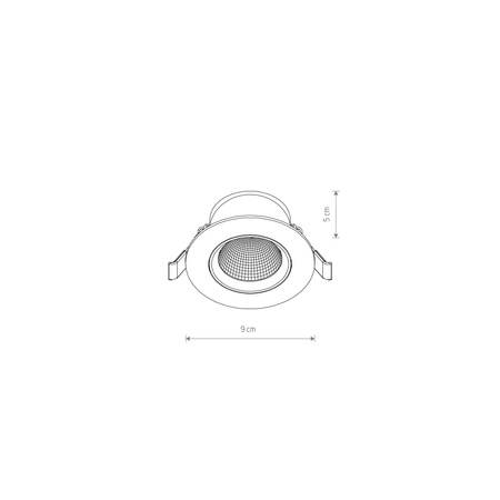 Lampa wpuszczana EGINA LED 5W 3000k (10546) - Nowodvorski