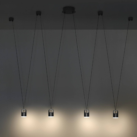 Lampa Wisząca BAG Kol. Czarny (0053.32.NE) - Vivida