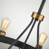 Lampa wisząca/ Półplafon Silas - 8 źródeł światła (QN-SILAS-8P-DZ) - Quintiesse
