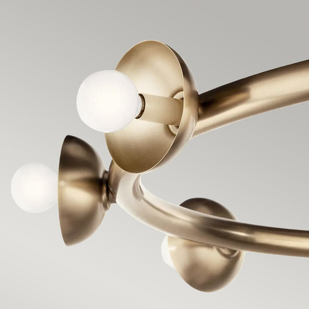 Żyrandol Palta - 9 źródeł światła - Szampański brąz (KL-PALTA9-CPZ) - Elstead Lighting