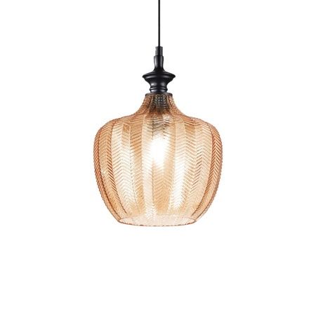 Lampa wisząca LORD Bursztynowy (LORD_SP1_AMBRA) - Ideal Lux