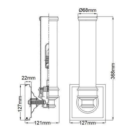 Kinkiet Payne (FE-PAYNE1-BATH) - Elstead Lighting