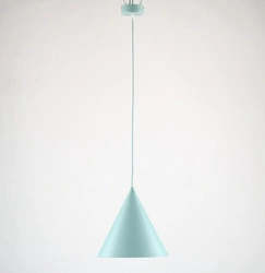Lampa wisząca CONO kol. miętowy 1 M (6651) - TK Lighting