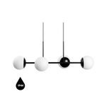 KOP E czarna sufitowa lampa wisząca z podwyższoną szczelnością IP44 (KPE422PS0) - Ummo