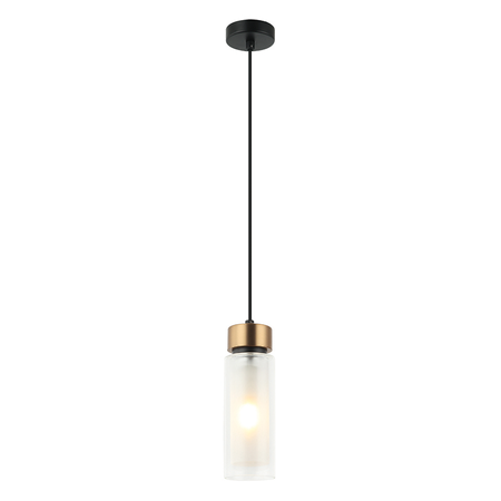 PENTANT LIGHT E14 SANDY BLACK ANTIQUE BRASS (22137 Zambelis) - Zambelis