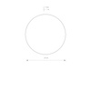 Kinkiet RING LED S (10317) - Nowodvorski