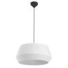 Lampa wisząca z bawełnianym abażurem DICTE Nordlux E27 60W Tekstylia Biały