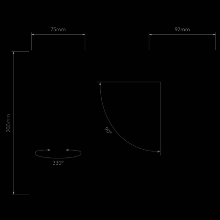 Kinkiet z wyłącznikiem Fuse 3 Toggle (1215151) - Astro Lighting