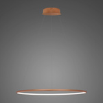 Lampa wisząca Ledowe Okręgi No.1 60cm 4k miedziana (LA073/P_60_in_4k_copper) - ALTAVOLA DESIGN