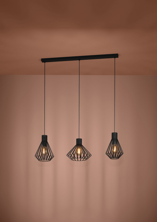 Lampa wisząca BASIDANO czarna (390125) - EGLO