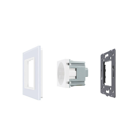 Moduł gniazda czarnego elektrycznego 16A - 230V (WG-71EU-S-62) LIVOLO