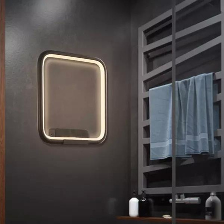 Kinkiet Ledowe Kwadraty No.1 3k czarny (LA079/W_in_3k_black) - ALTAVOLA DESIGN