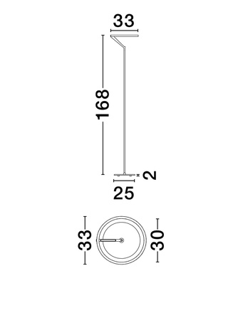 Lampa podłogowa wewnętrzna ZUDANEZ (LE44780) - Luces Exclusivas