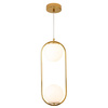 Lampa wisząca COSTA DUO złota 50 cm (DP0002-2 gold) - Step into Design