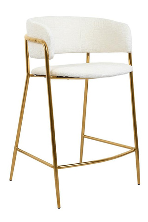 Krzesło barowe DELTA 65 białe (KH13011001220) - King Home