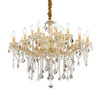 Złoty żyrandol FLORIAN SP18  (75181) Ideal Lux - 18 "świeczek"